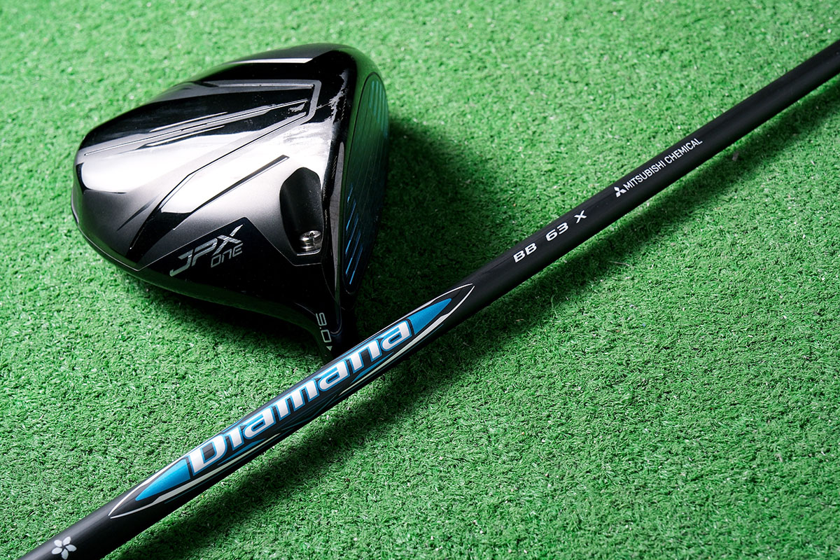 上重さんが選んだのは「JPX ONE ドライバー」と三菱ケミカル製の「ディアマナBB63（X）」の組み合わせだった
