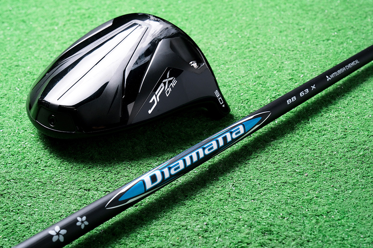 上重さんが選んだのは「JPX ONE ドライバー」と三菱ケミカル製の「ディアマナBB63（X）」の組み合わせだった