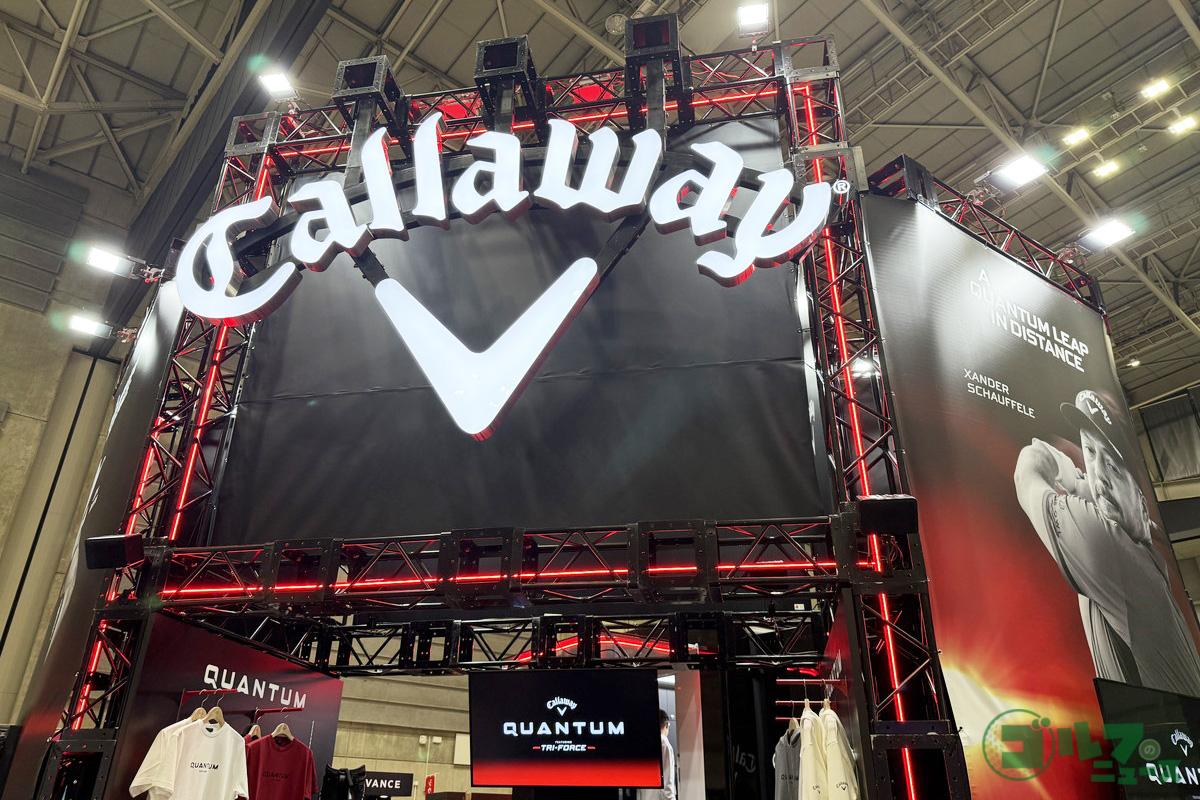 「JAPAN GOLF FAIR 2026」におけるキャロウェイゴルフのブース