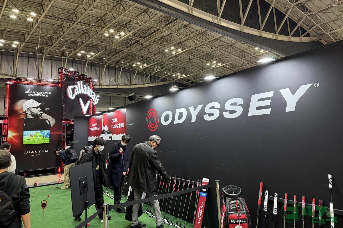 「JAPAN GOLF FAIR 2026」におけるキャロウェイゴルフのブース