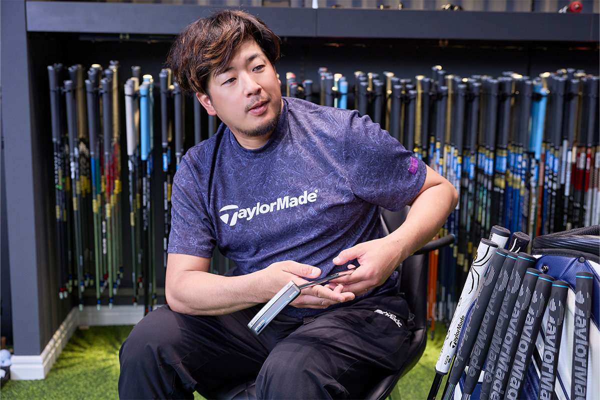 テーラーメイドのプロダクト担当・田中桂さん[写真：西村恵]