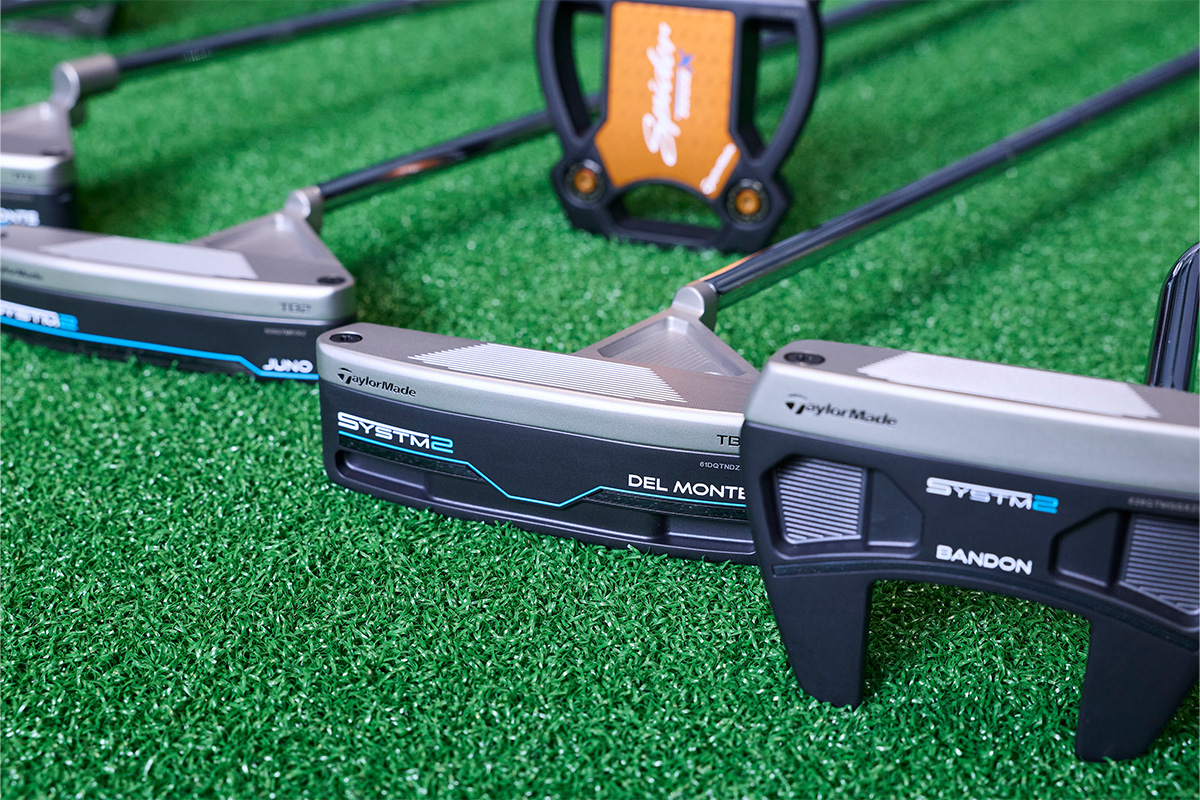 スパイダーの安心感とは別の魅力を持つ「SYSTM2」パター。テーラーメイドのパターの中で新たな選択肢が生まれること自体がゴルファーにとっては大きなメリットとなるだろう[写真：西村恵]