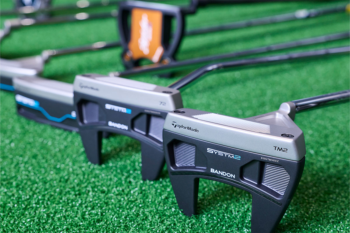 スパイダーの安心感とは別の魅力を持つ「SYSTM2」パター。テーラーメイドのパターの中で新たな選択肢が生まれること自体がゴルファーにとっては大きなメリットとなるだろう[写真：西村恵]