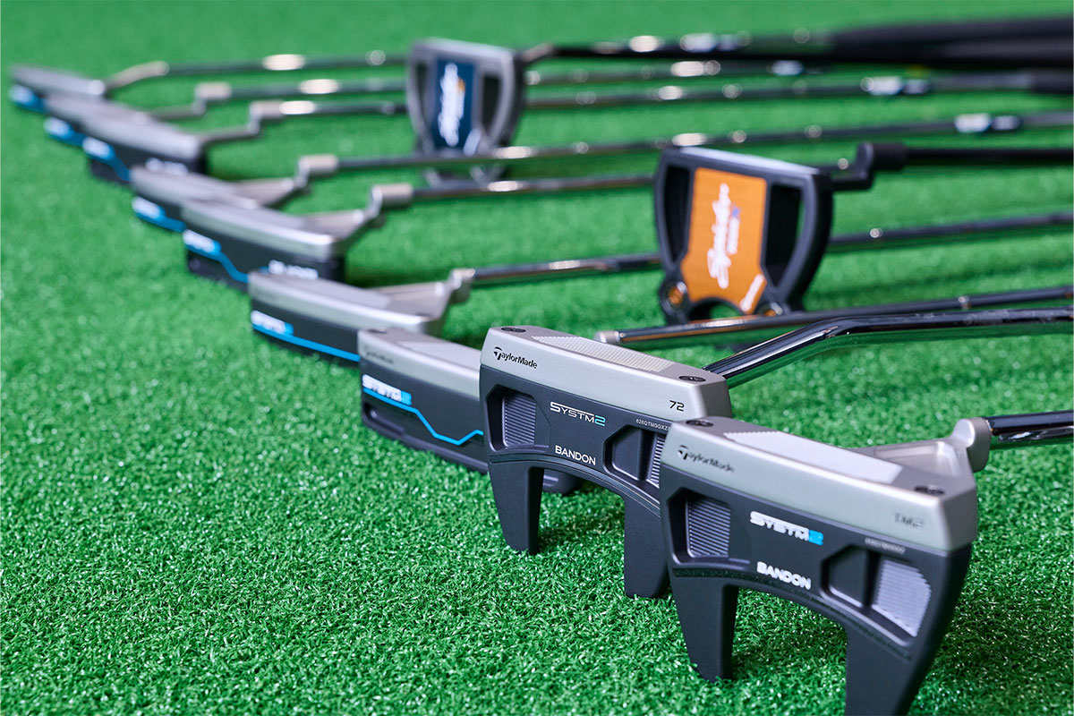 スパイダーの安心感とは別の魅力を持つ「SYSTM2」パター。テーラーメイドのパターの中で新たな選択肢が生まれること自体がゴルファーにとっては大きなメリットとなるだろう[写真：西村恵]
