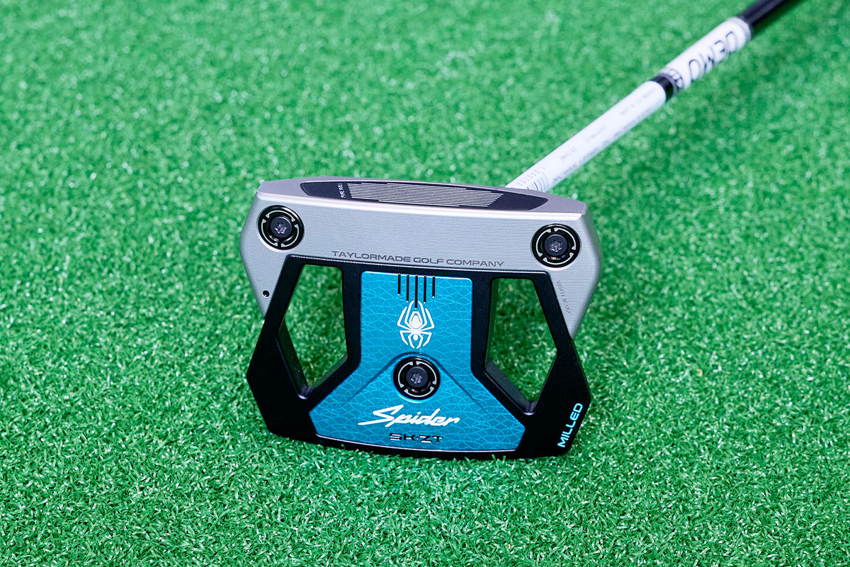 ゼロトルクパター設計の「Spider ZT」。パターはオートマチックに打ちたい人には最適だ[写真：西村恵]