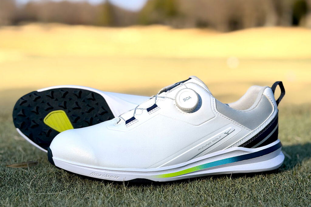 MIZUNO NEXLITE 007 Boa ゴルフ スパイク 3E 軽量 幅広の足でも快適！ ミズノの軽量スパイクレスシューズ「ネクスライト
