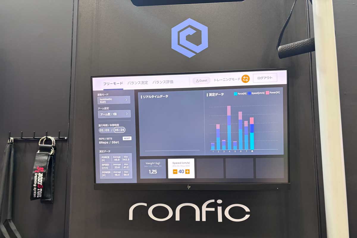 韓国発の次世代トレーニングマシン「RONFIC MINIPLUS」
