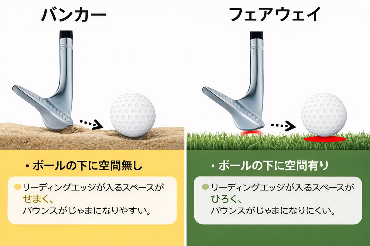 芝と砂の違い　※画像はAI生成