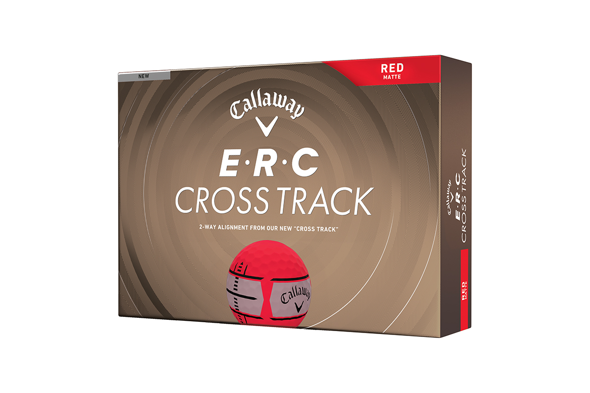 「E・R・C CROSS TRACKボール」　レッドマットボール