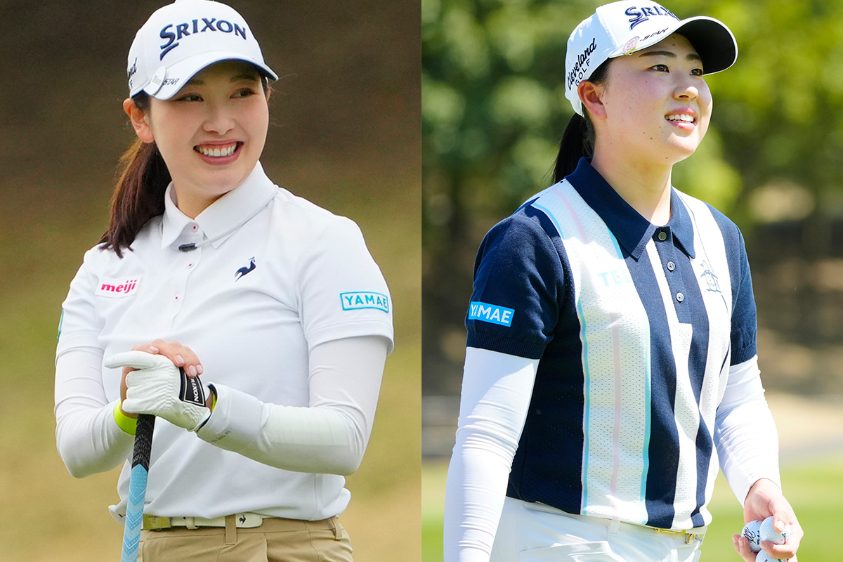 （左から）小祝さくら、竹田麗央　撮影：スエイシナオヨシ