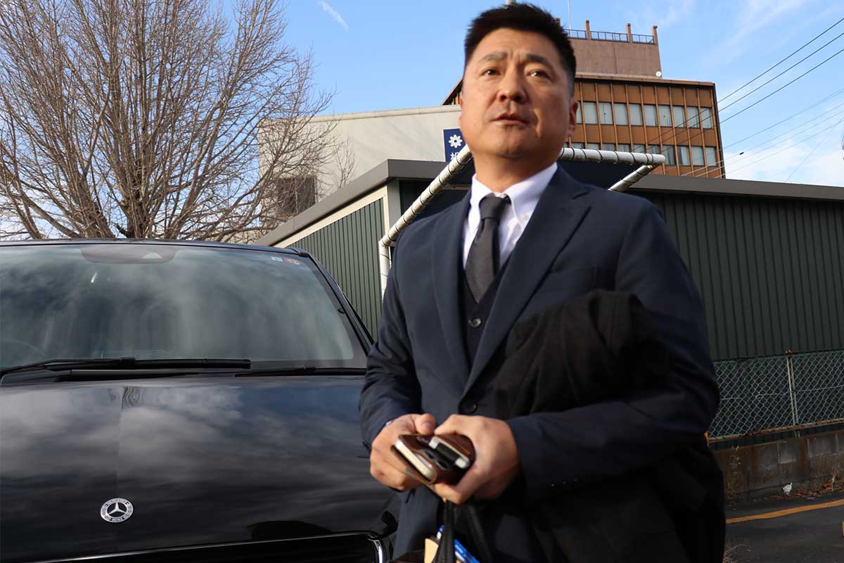 筆者は堀新氏に1000人を超える被害者へのコメントを求めたが、返答はなかった（1月15日、茨城県土浦市内）　写真：清流舎