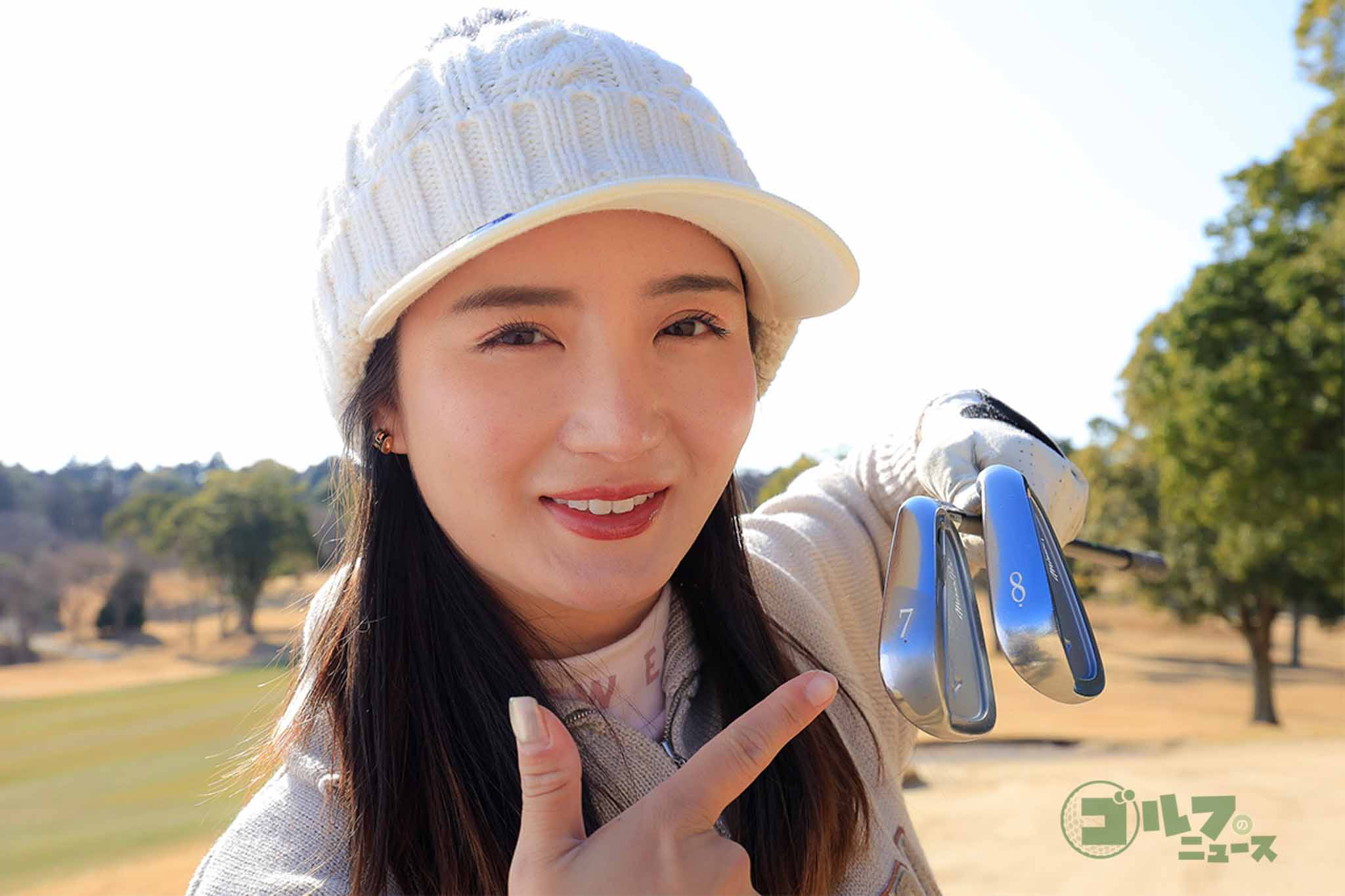 番手を上げて大振りしないことも大事　写真:小林司