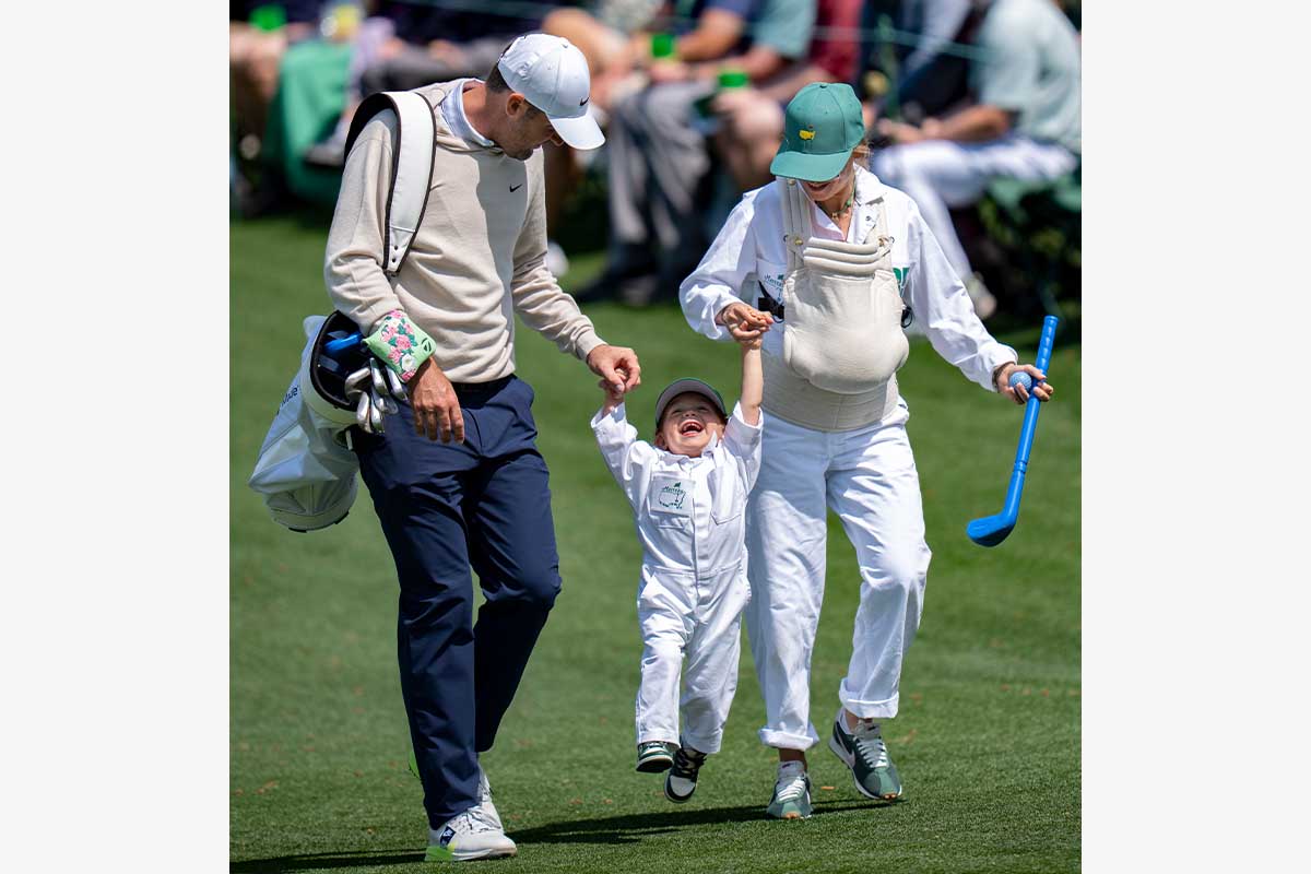 スコッティ・シェフラーと家族　写真：大会提供