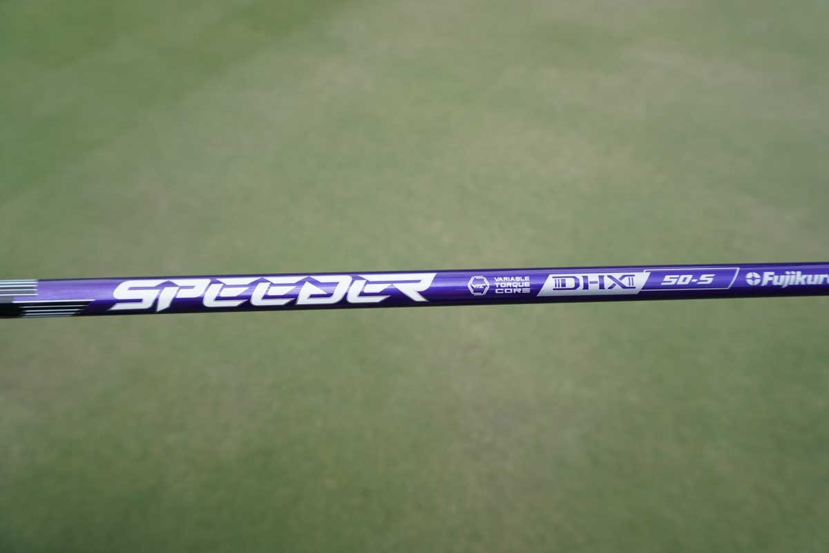 1W：テーラーメイド Qi35 LS（ロフト角／9度　シャフト／スピーダーNX50 バイオレット）