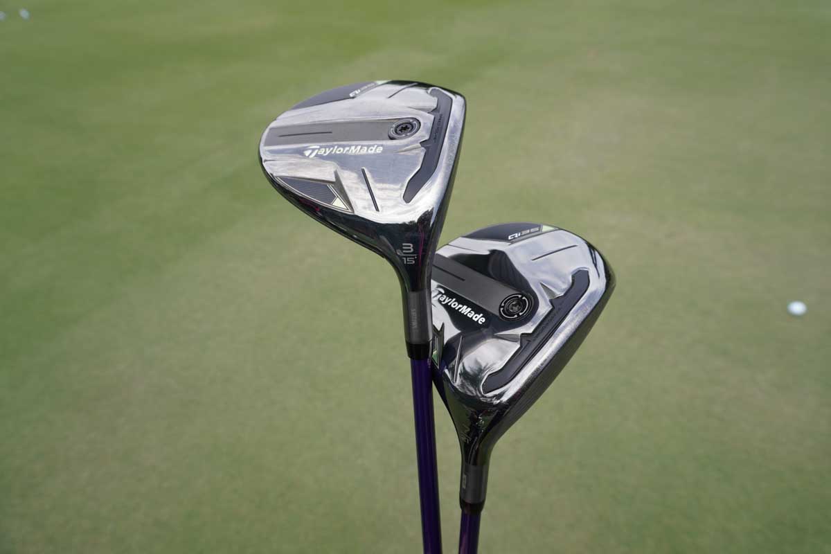 3W、7W：テーラーメイド Qi35（ロフト角／15度 シャフト／スピーダーNX50 バイオレット）