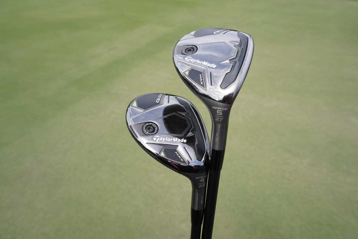 4U、5U：テーラーメイド Qi35 MAX（ロフト角／23度、27度　シャフト／スピーダーTR HY75）