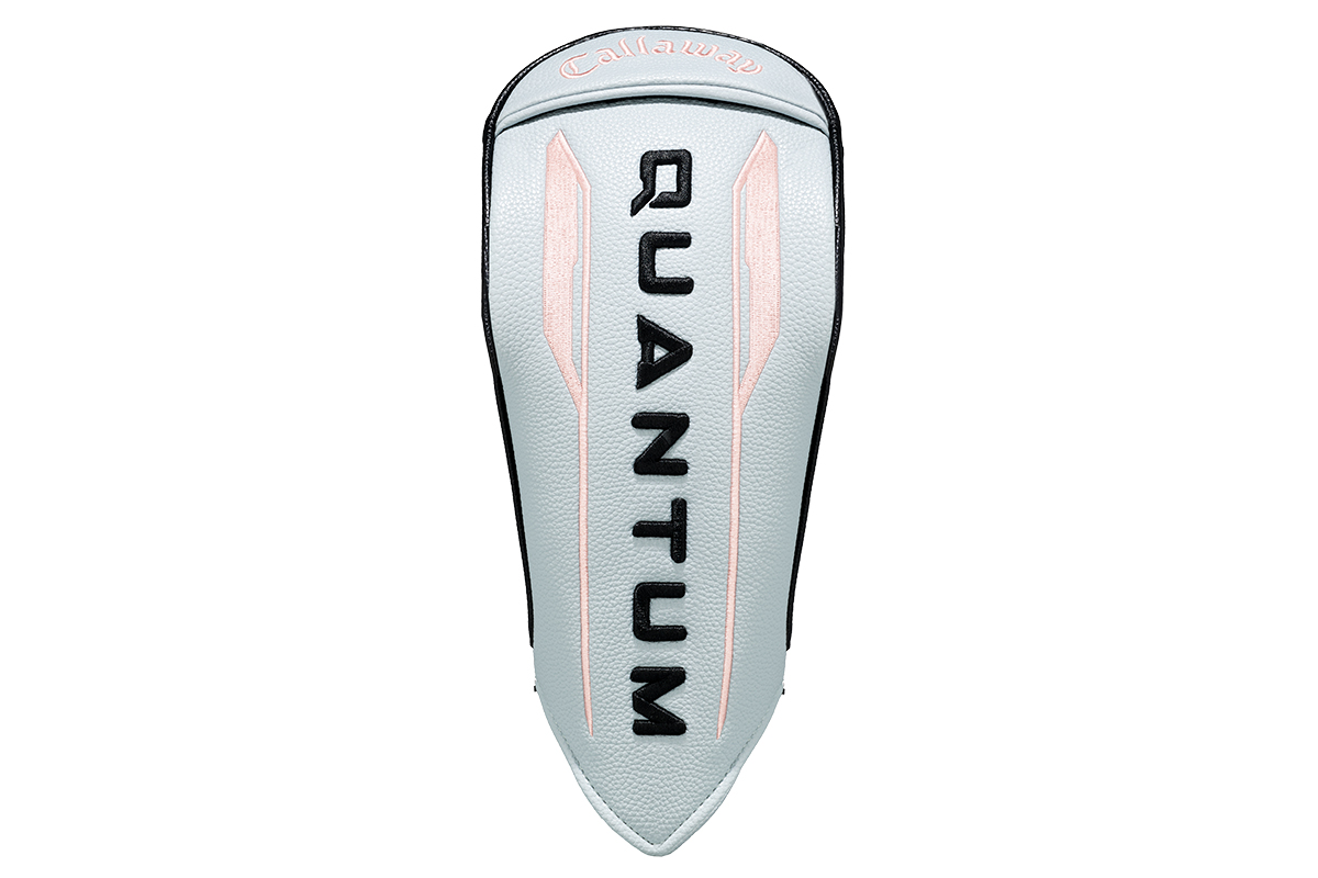 女性ゴルファー向けの「QUANTUM MAX FAST ウィメンズドライバー ローズゴールド」のヘッドカバー