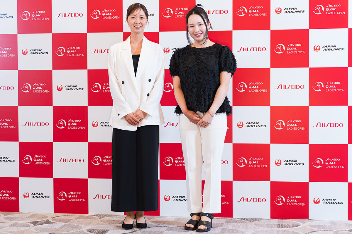 （左から）金澤志奈、小祝さくら　写真：土居凌祐