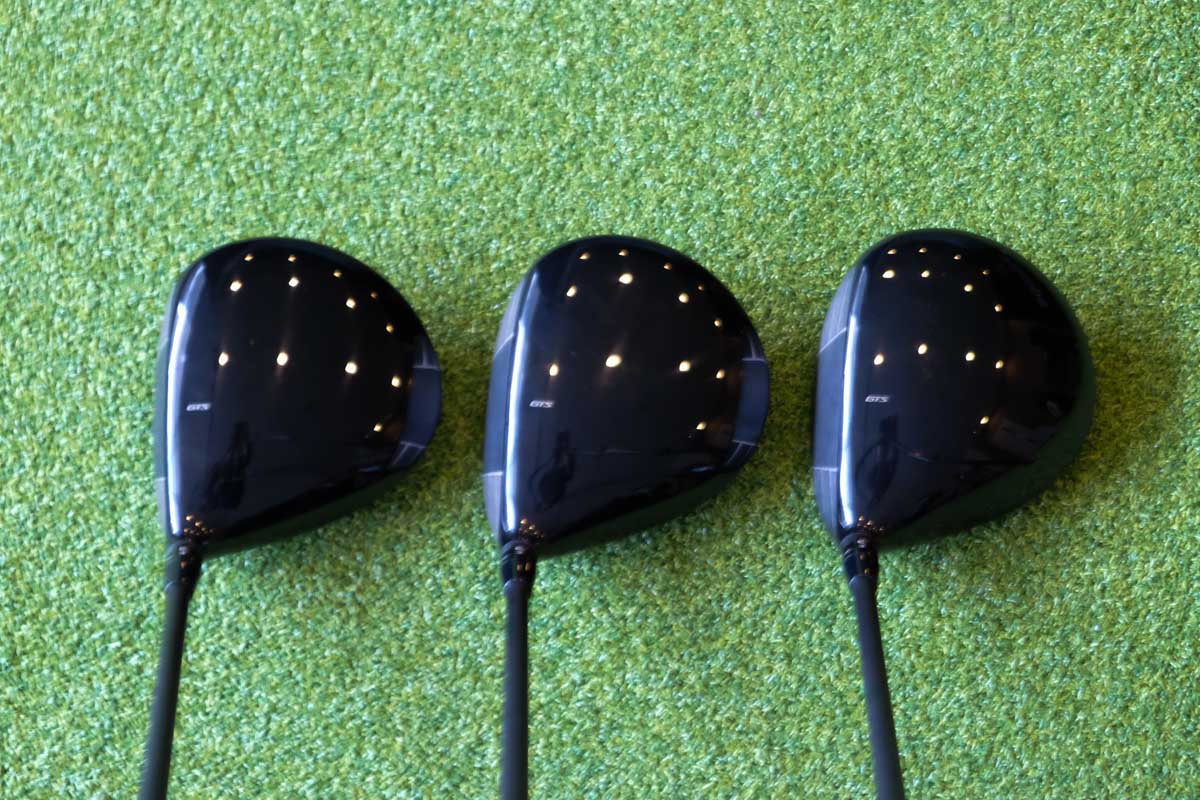 左から「GTS2」「GTS3」「GTS4」の構えた見た目