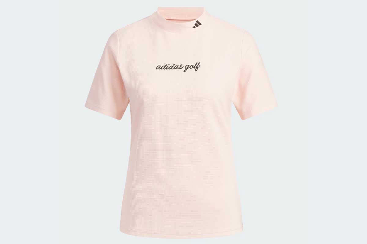 ＜3日目＞クライマクール モックネック 半袖シャツ／Blush Pink　※着用はイエロー　8800円（税込み） 　※アディダス公式サイトより