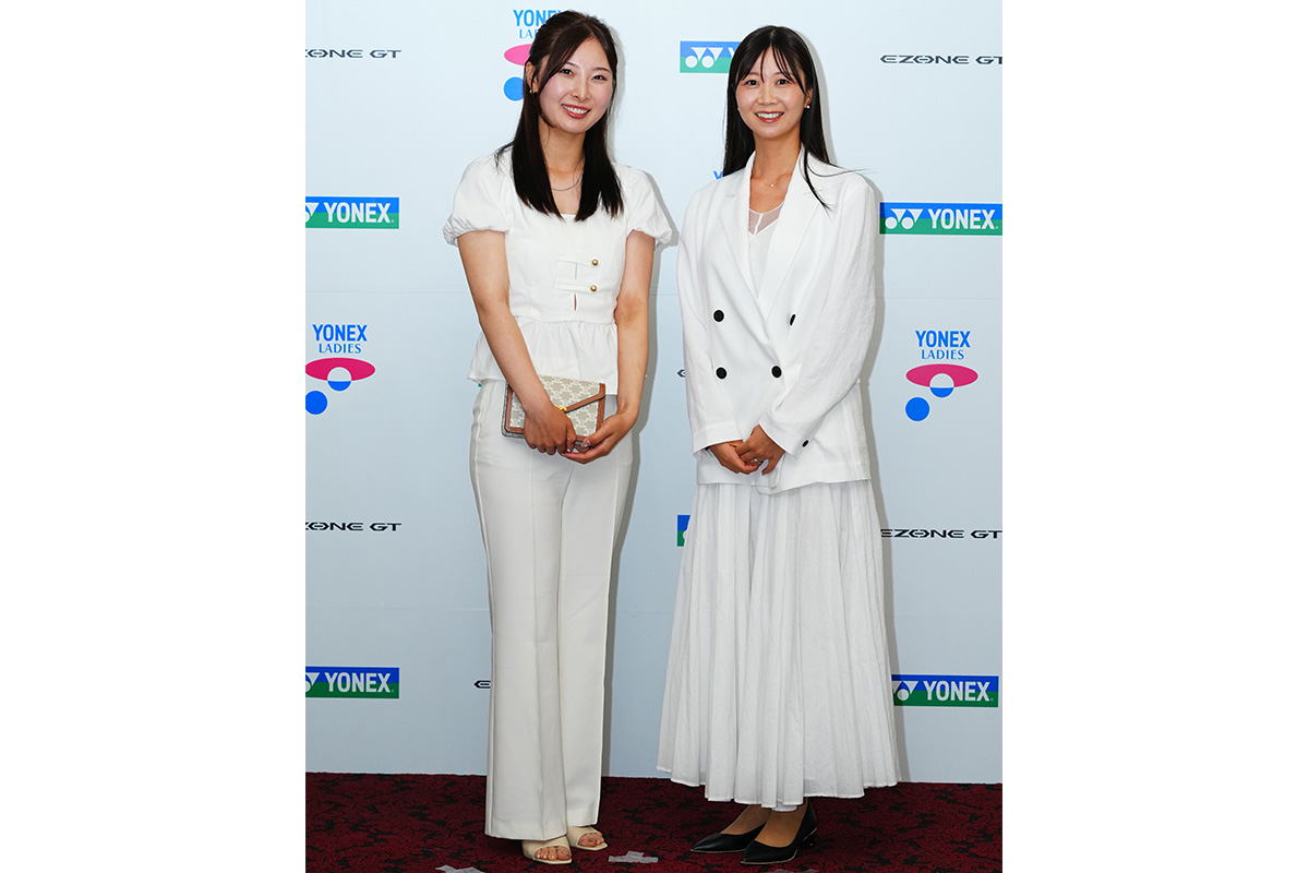 左・鶴岡果恋、右・金澤志奈　写真：大会提供