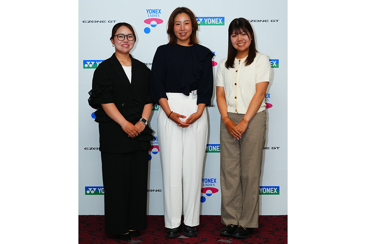 左・池ヶ谷瑠菜、中・若林舞衣子、右・大久保柚季　写真：大会提供