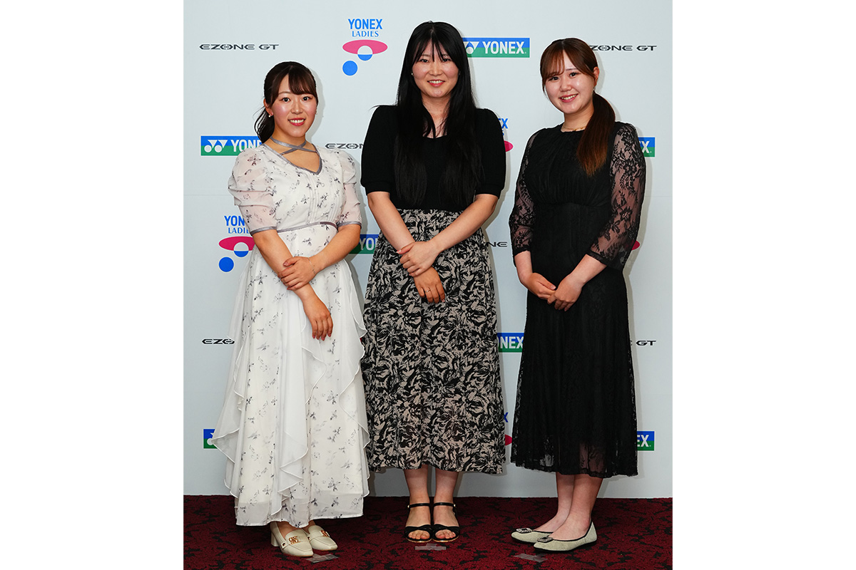 左・池羽陽向、中・石井理緒、右・倉林 紅　写真：大会提供