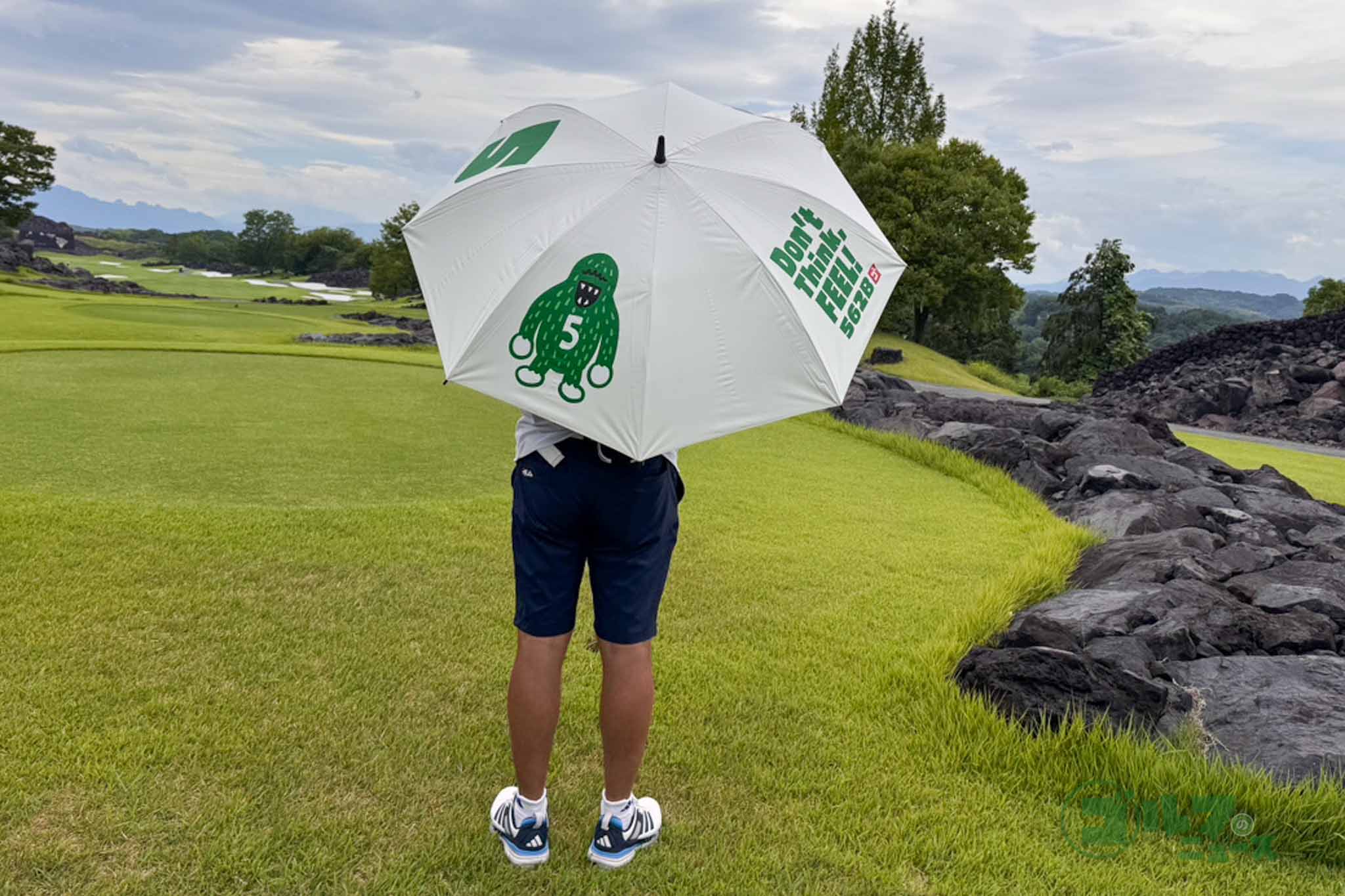 セイワの晴雨兼用日傘「rcp」シリーズから登場した「野村タケオコラボモデル　シバヲ」
