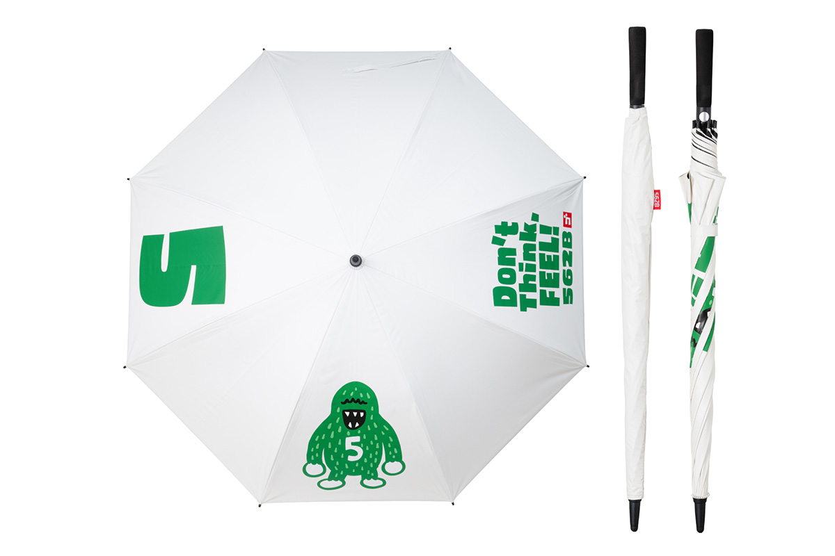 セイワの晴雨兼用日傘「rcp」シリーズから登場した「野村タケオコラボモデル　シバヲ」
