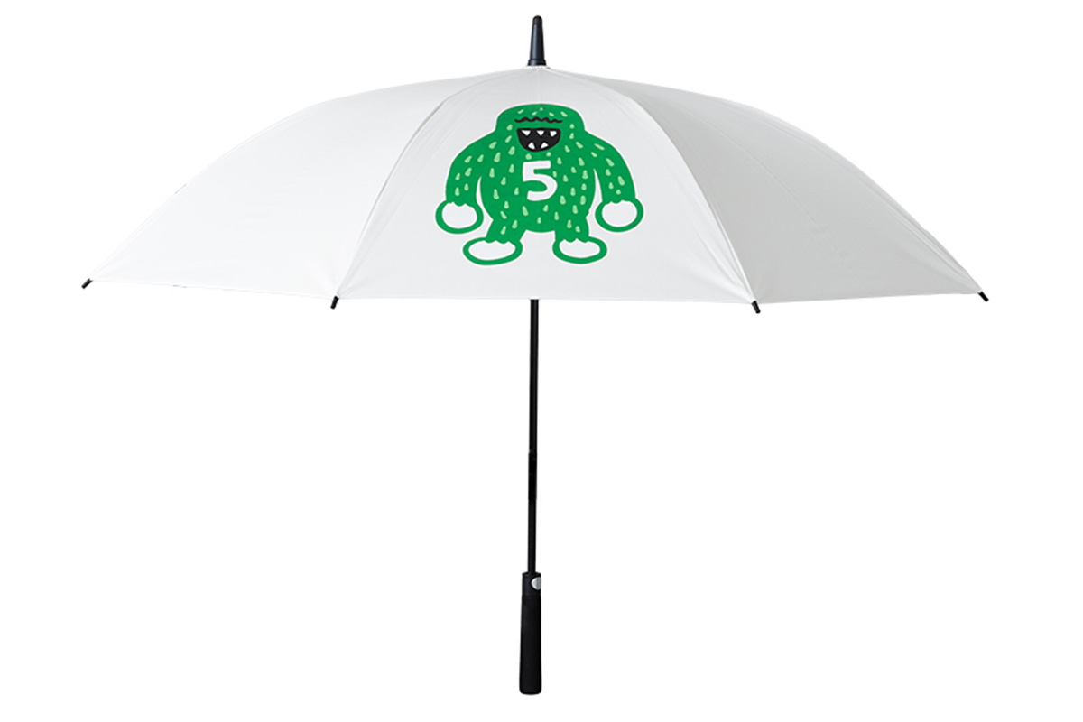 セイワの晴雨兼用日傘「rcp」シリーズから登場した「野村タケオコラボモデル　シバヲ」