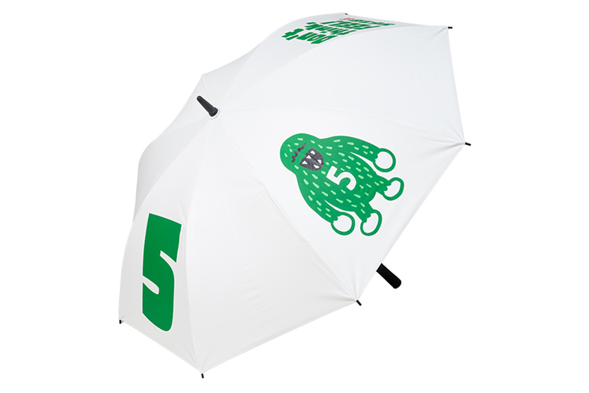 セイワの晴雨兼用日傘「rcp」シリーズから登場した「野村タケオコラボモデル　シバヲ」