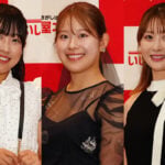 吉田鈴、都玲華、菅沼菜々、吉澤柚月、小祝さくら、安田祐香らが前夜祭でそろい踏み！ 福岡決戦を彩る“ドレスアップ姿”を披露