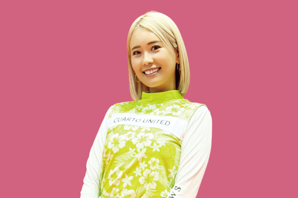 「Go！Go！ゴルフ女子」新メンバーのまあみ　写真：BSJapanext