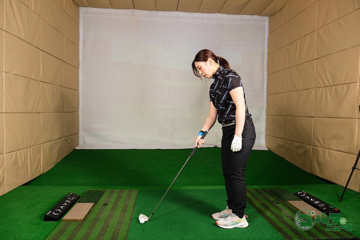 フェース向きを目標に向ける
