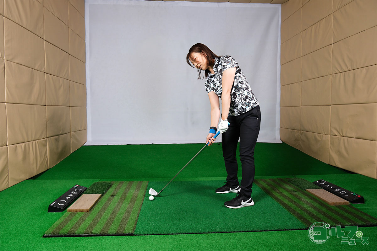 リリースが早いとダフってしまう