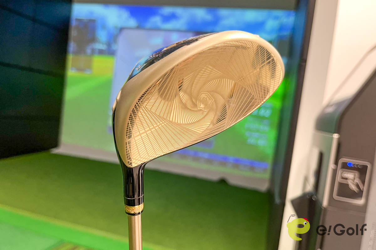 マジェスティロイヤル レディスモデル ドライバー　フェース面の加工も美しい仕上げ