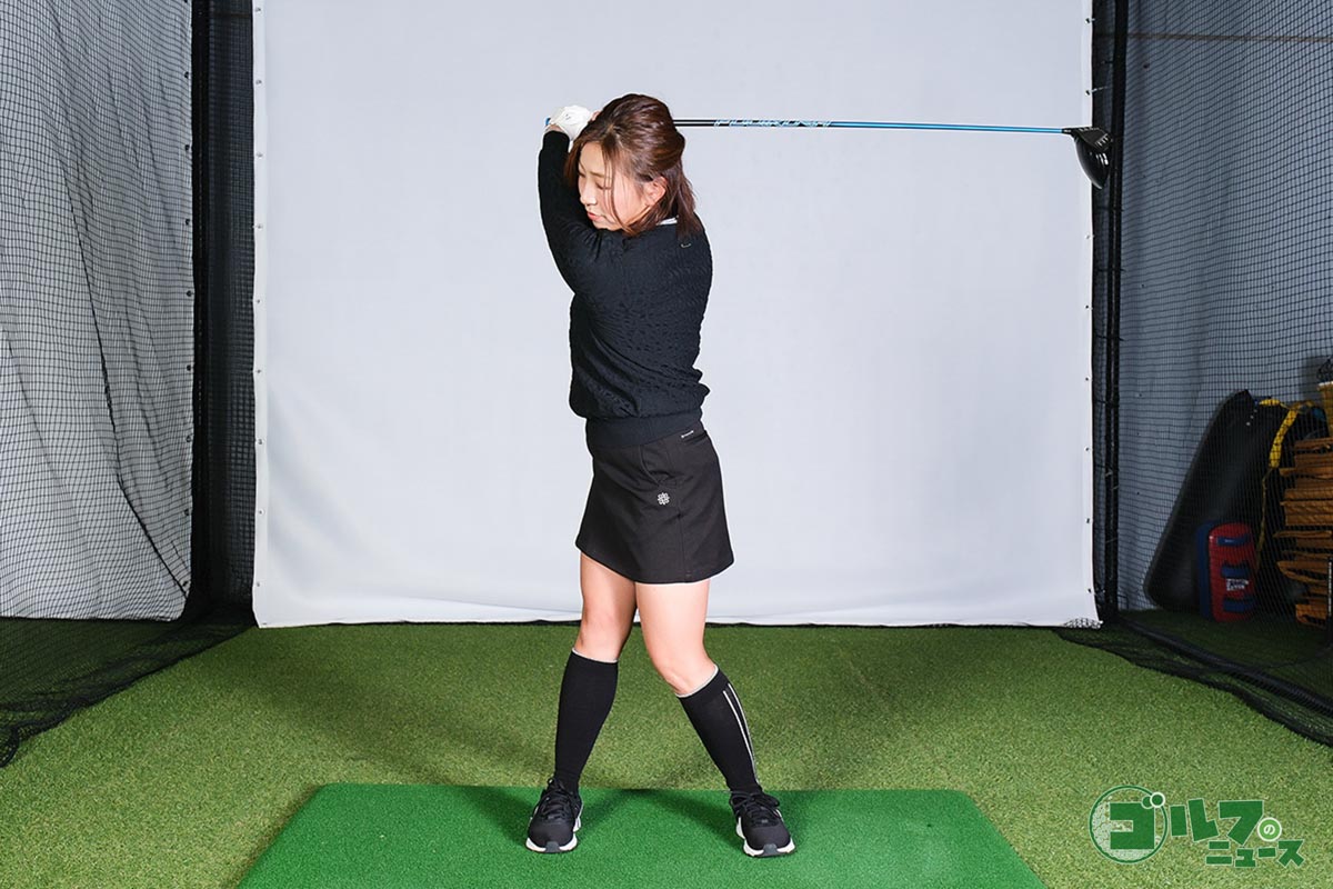 【ステップ3】通常のセットアップの素振り