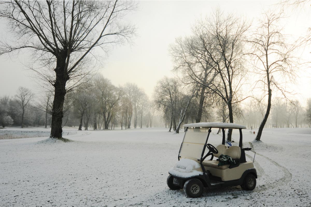 冬のゴルフは本当に大変…