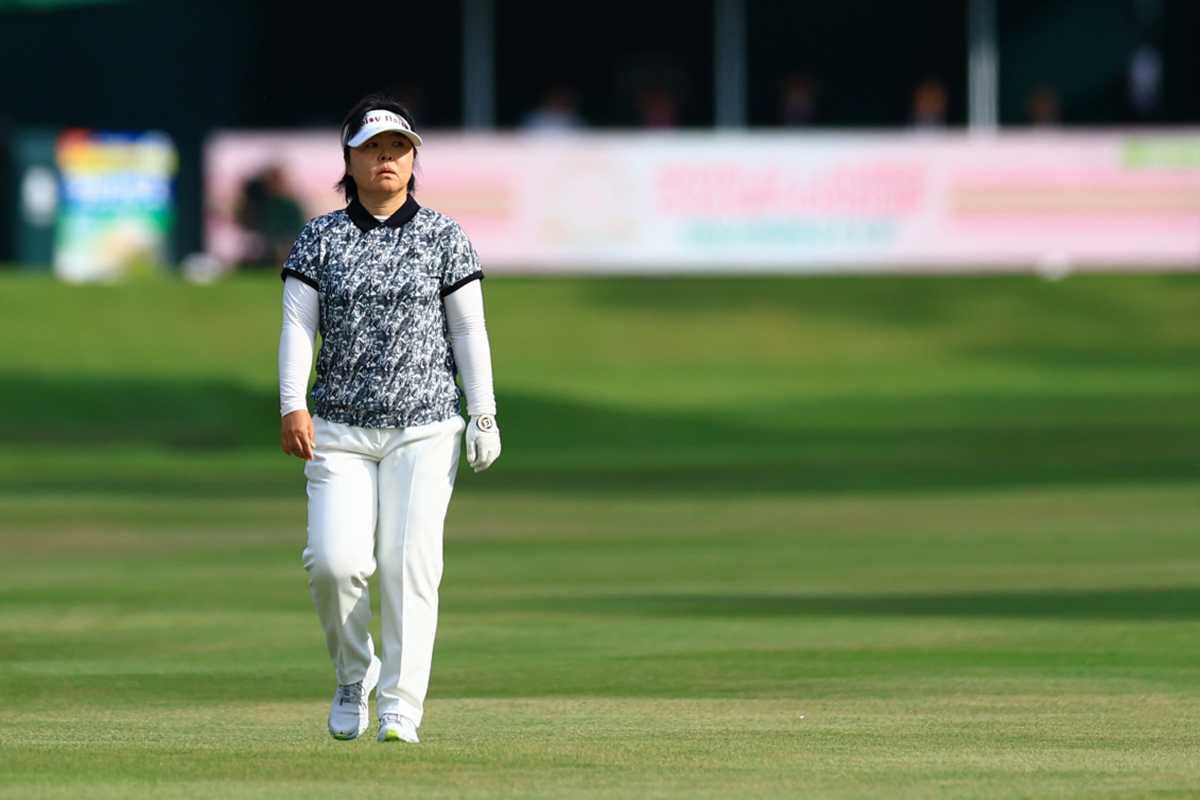 ツアー通算50勝の49歳・不動裕理　写真：大澤進二